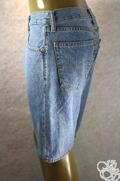 LEVIS JEANS 550 Relaxed Fit Light Blue Denim Mens Shorts New  