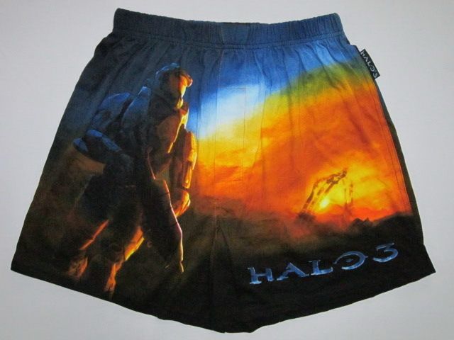 HALO 3 Gamer Xbox Mens Cotton Boxer Shorts Size M  