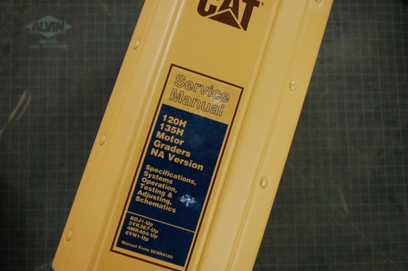 CAT Caterpillar 120H 135H Motor Grader Repair Shop Service Manual 