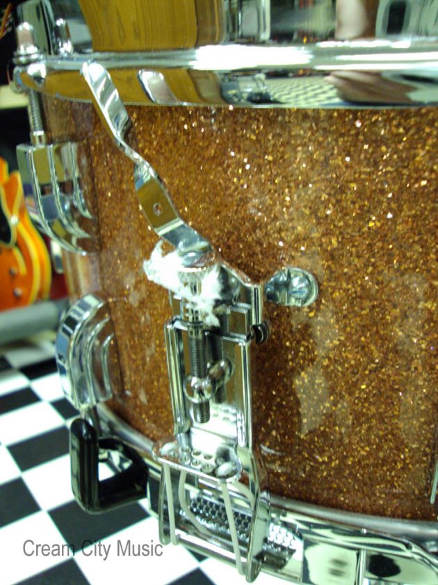 Leedy Glitter NOS Broadway Snare Drum Vintage Style  