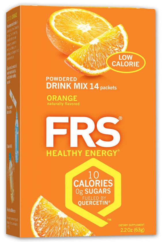 FRS Healthy Energy Powders,Antioxidant Drink,Energy Drink NEW ORANGE 