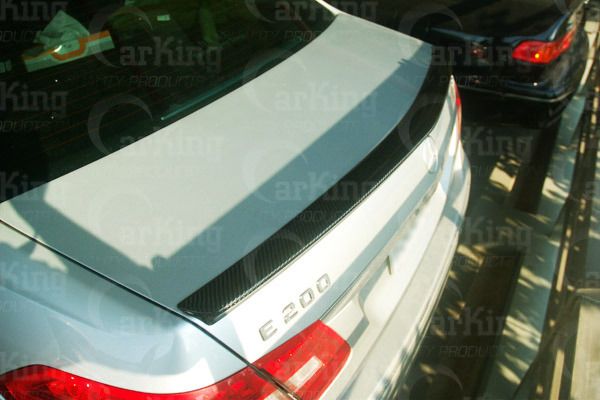 CARBON Mercedes   benz W212 E Class A  STYLE REAR TRUNK SPOILER E63 