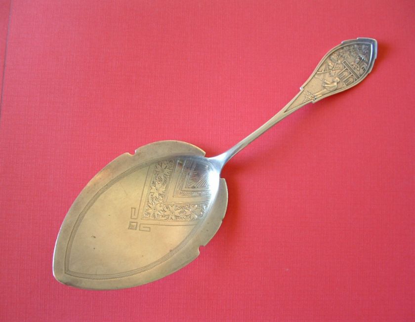 Wood & Hughes Sterling CELESTIAL Pie Server NM Crisp  