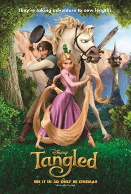 TANGLED ORIGINAL MOVIE POSTER 27X40 MANDY MOORE  