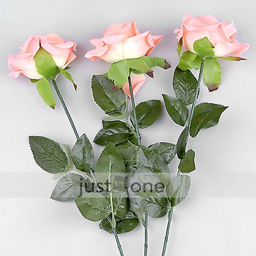 Wedding Party Decors Artificial Stem Foam Rose Flower  