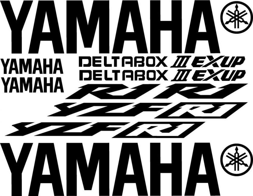 AFTERMARKET DECAL KIT FOR YAMAHA R1 2002  