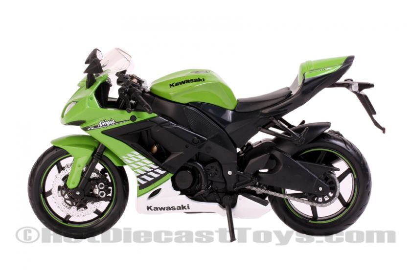 Maisto Kawasaki Ninja ZX 10R Green 112 Scale Bike  