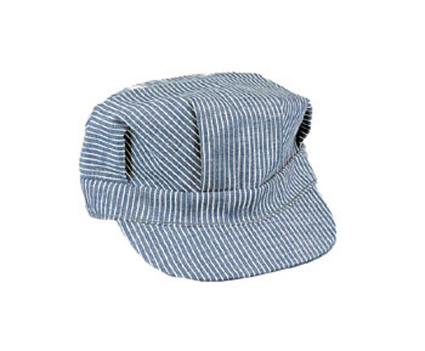 MENS or WOMENS HICKORY STRIPE ENGINEER CAP SM XL 613902544819  