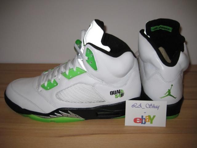 Nike Air Jordan 5 V Quai 54 2011 SZ.13 & Tee Shirt M Ray Allen Bin RAR 