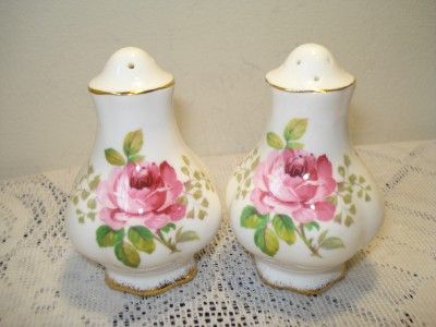 Royal Albert American Beauty Salt & Pepper Shakers  