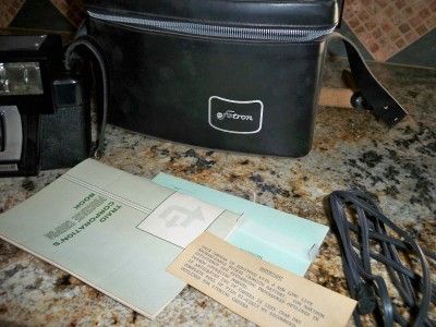 Vtg. Fotron III Camera w/ case and instructions  