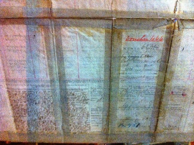 1862 US CIVIL WAR MUSTER ROLL PAY LEDGER AUTHENTIC & ORIGINAL  