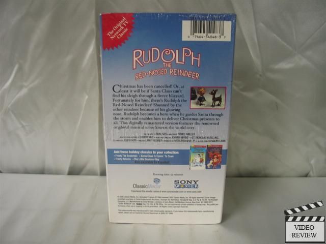 Rudolph The Red Nosed Reindeer VHS New CBS Video  