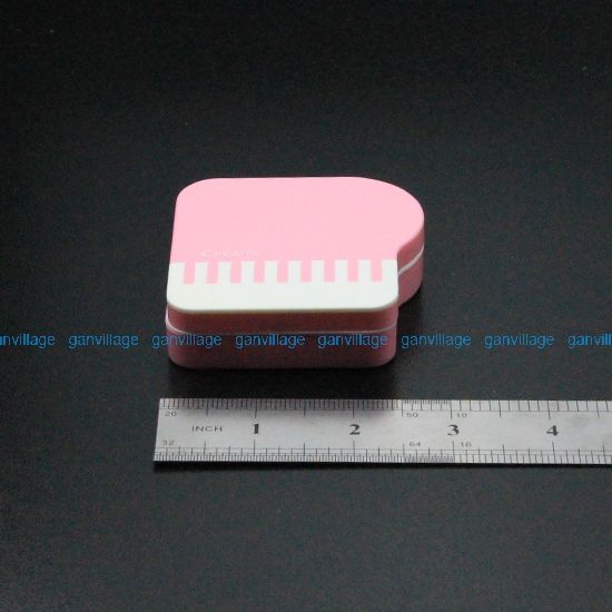 Fancy Piano Style Contact Lenses Case Care Set Pink New  