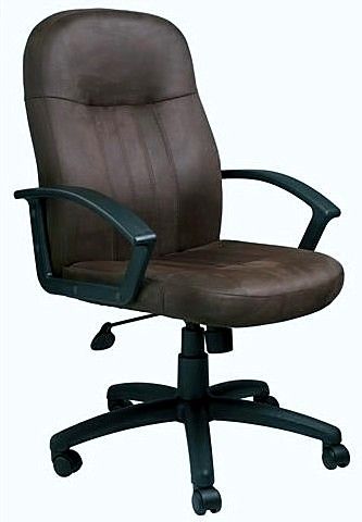 NEW BROWN BOMBER MICROFIBER ERGONOMIC OFFICE DESK CHAIR  