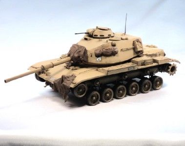 Built 1/35 Israeli IDF M60 Tank Wreck Custom  