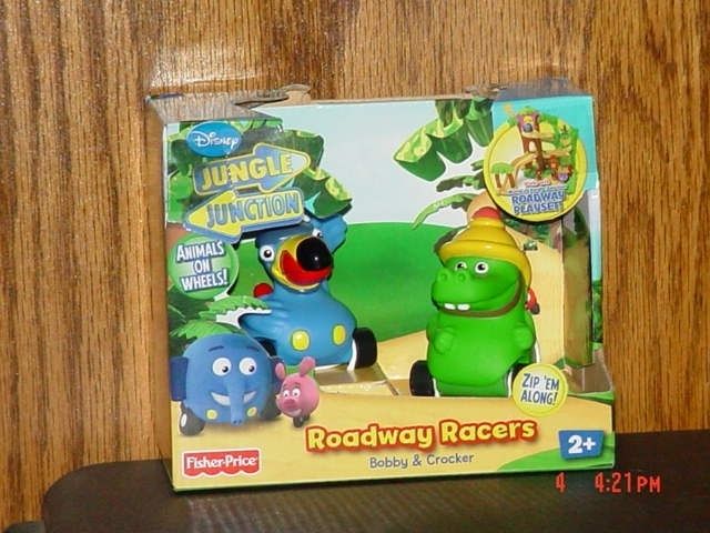   Racers Bobby & Crocker Figures Animal on Wheels 746775033071  