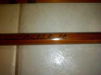 30s Vintage Bamboo Fly Rod Courtney Ryley Cooper Double Built Orig 