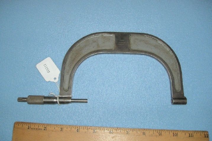 Brown & Sharpe 1894 Patent Micrometer No. 55 No Anvils  