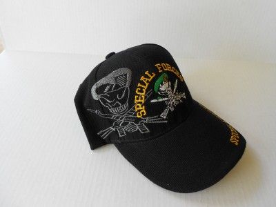 Special Forces U.S. Military Elite Unit Green Beret BlackHat  