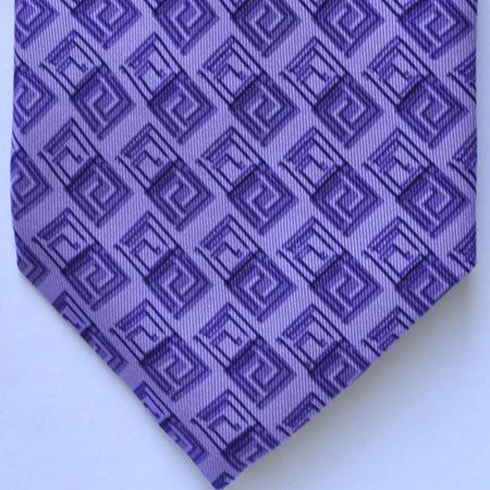 new in box VERSACE tie lilac logo AUTHENTIC men collection  