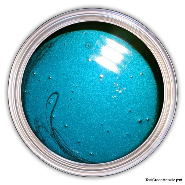 Gallon Teal Green Metallic Acrylic Lacquer Auto Paint  