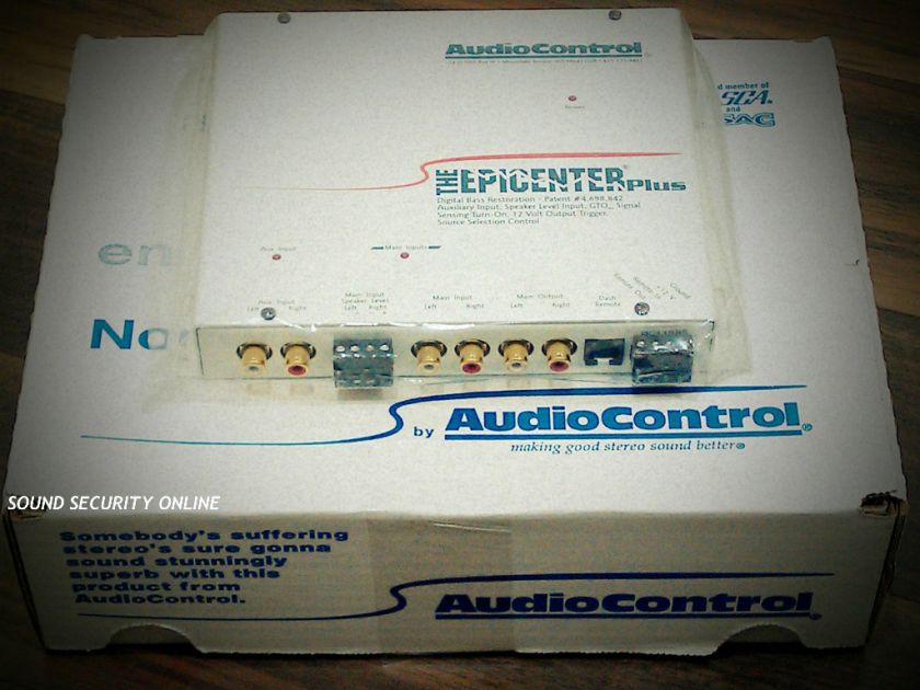 AUDIOCONTROL EPICENTER PLUS BASS PROCESSOR W/ AUX INPUT  