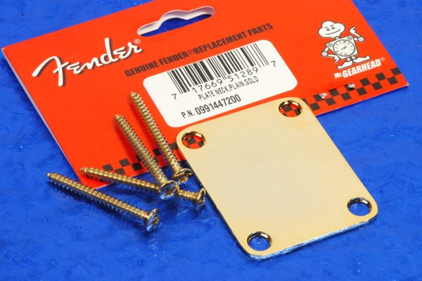   Neck Plate with Screws NEW Strat Tele Jazz P Bass 717669512897  