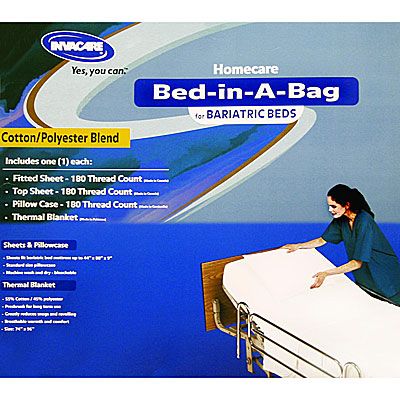 NEW Invacare Bariatric Bed in a Bag Mattress Sheet Set  