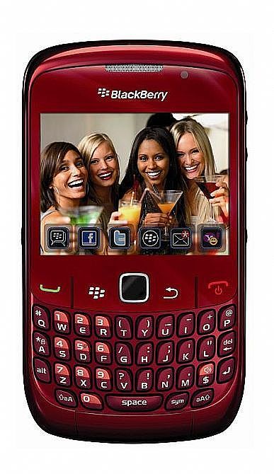 Blackberry Curve 8520 Gemini Smartphone Red Unlocked Import 