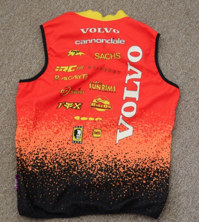 Cannondale Volvo Team vest size Large 1990s rare  