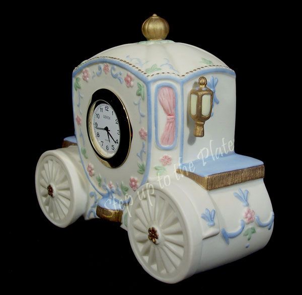   Legendary Princesses Cinderellas Carriage Coach Clock 1994 MIB  