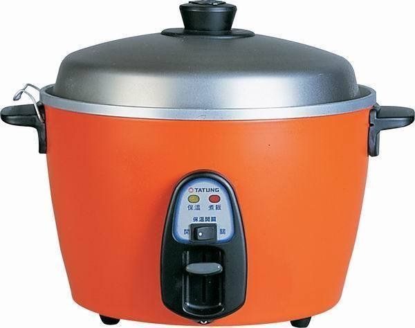   TAC 06KD 5 CUP Rice Cooker Pot 110V Stainless Lid / Inner Cover  Red