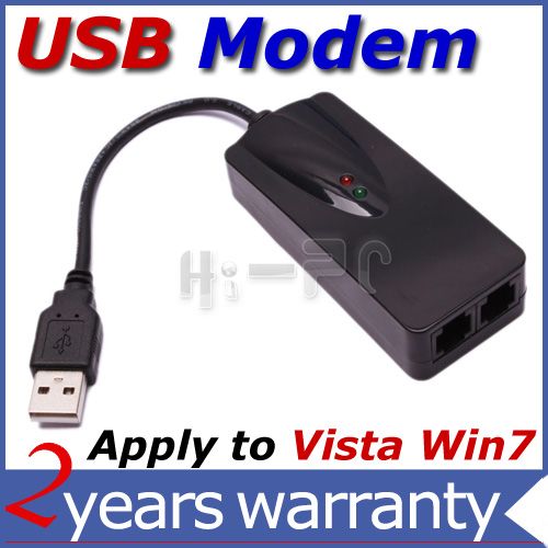 USB 56K V.90 External Dial Up PCI Voice Fax Data Modem  