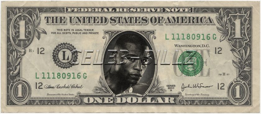 Floyd Mayweather Jr Dollar Bill  