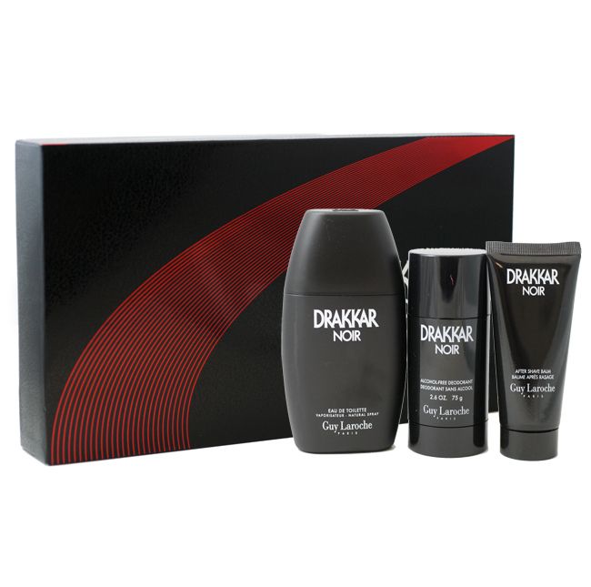 New DRAKKAR NOIR by Guy Laroche Cologne Men GIFT SET  