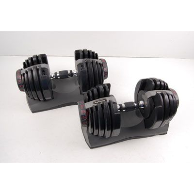   Nautilus Bowflex SelectTech Adjustable Dumbells BD552 Weight Lifting