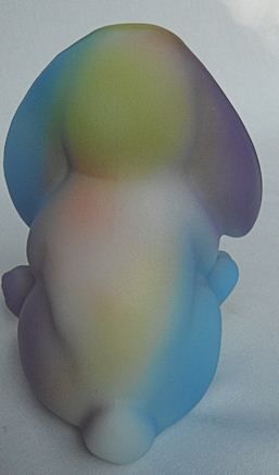 Fenton Tye Dye Tie Dye BUNNY   Carolyns Collectibles  