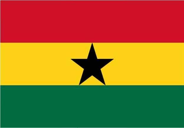 FLAG of GHANA FRIDGE MAGNET  