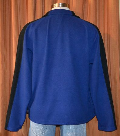   POLO BLUE PULLOVER GOLF WINDBLOC FLEECE SWEATER MENS LARGE NWOT  