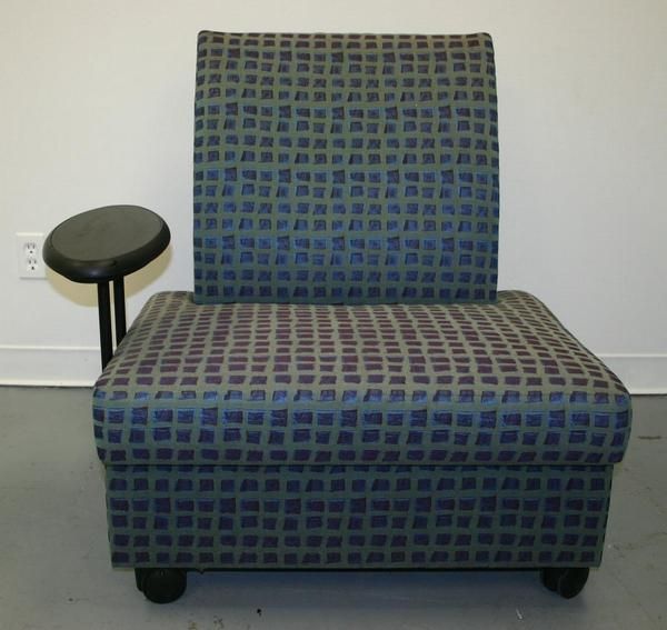 Metro modern danish memphis theater guest club chair  