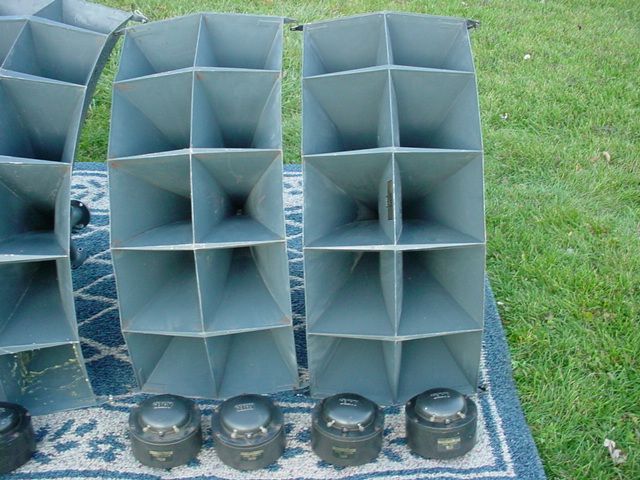 Altec Rare Pair 1003B Horns Double Throats 288C Drivers  