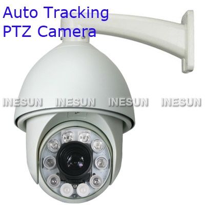   CCD 27x Outdoor CCTV PTZ IR Camera Auto Tracking Heater Fan  