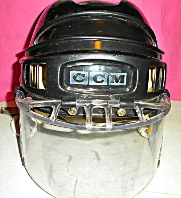 CCM ICE HOCKEY HELMET w/ ITECH CLEAR SHIELD sz Small ? Medium ? ADULT 