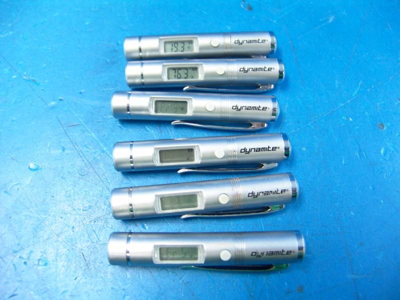 Lot of Mini Infrared Thermometers by Dynamite