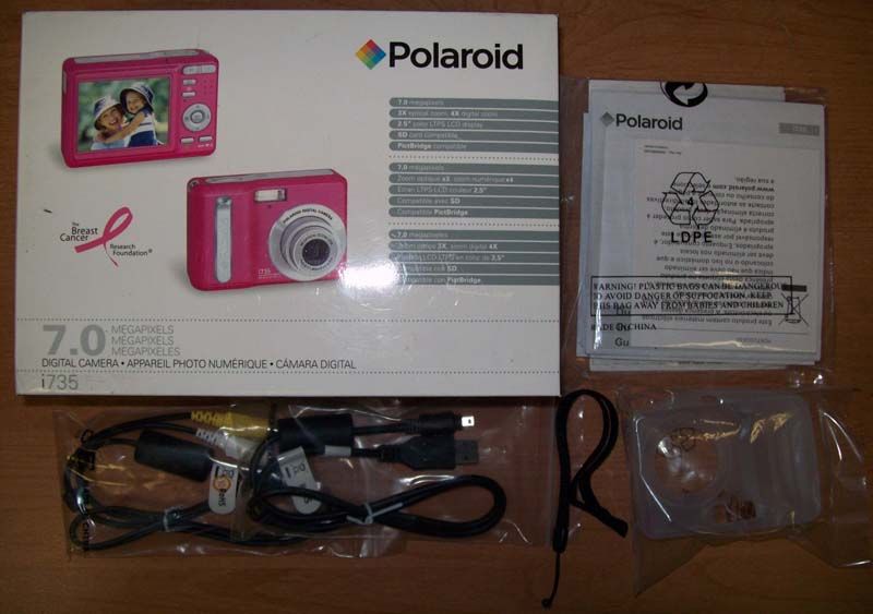 Manual/Software/Accesories Polaroid i735  