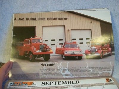 Old Cars Magazine 1995 Company Cars Collectors Calendar  