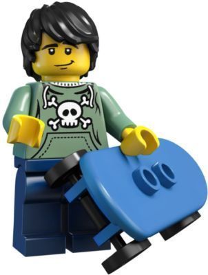 LEGO 8683 MINIFIGURES #06 Skateboarder Skater  