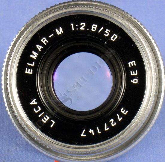 LEICA 50MM ELMAR M F2.8 M COLLAPSIBLE CHROME M LENS +CAPS +CASE CLEAN 