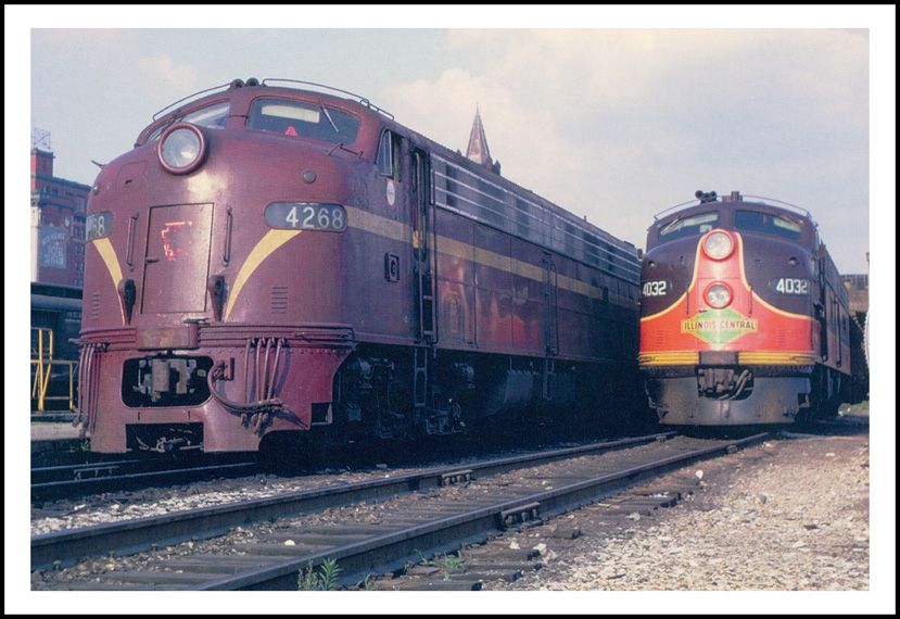 Railroad Poster Pennsylvania RR EMD E8 Diesel  